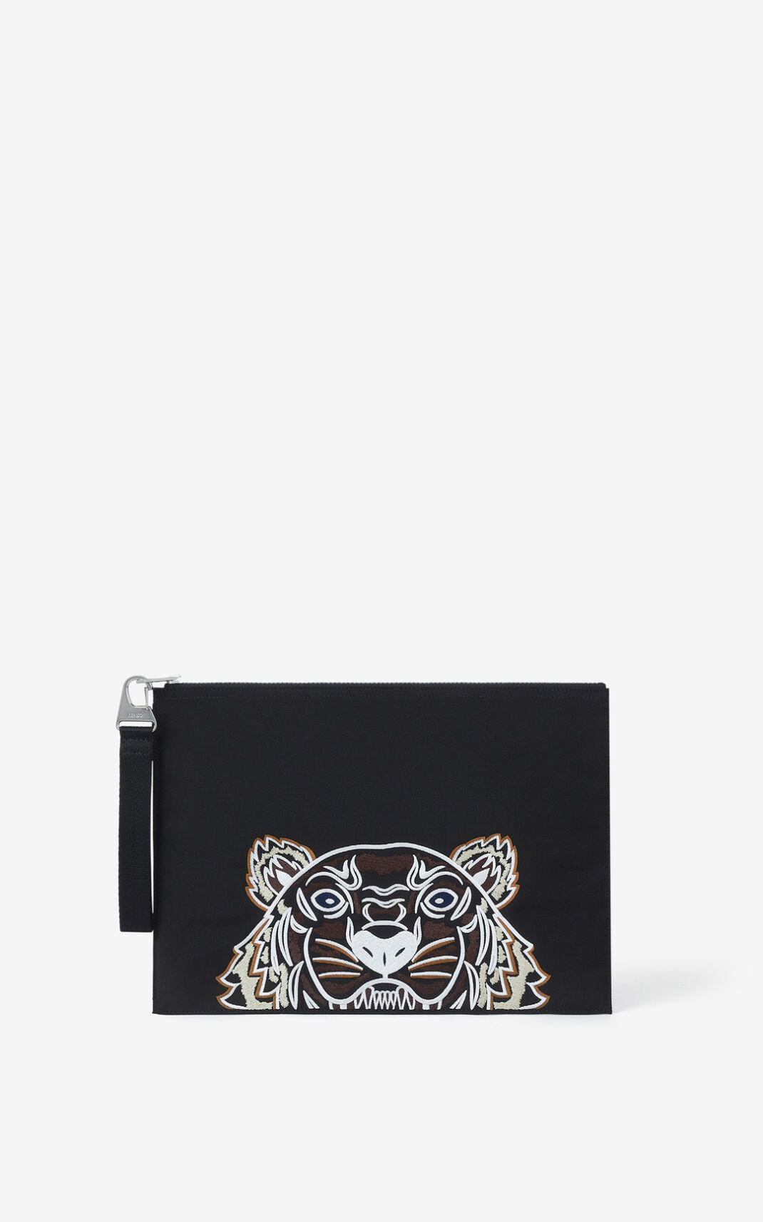 Portefeuille Kenzo Femme Toile Kampus Tiger Noir XFOCR-1765